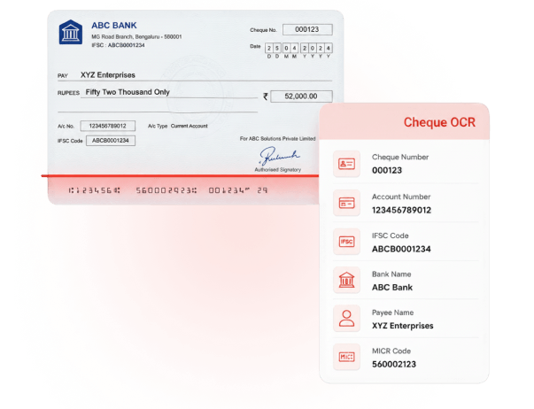 OCR Cheque