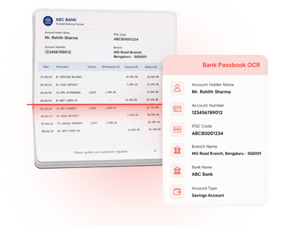 OCR Passbook