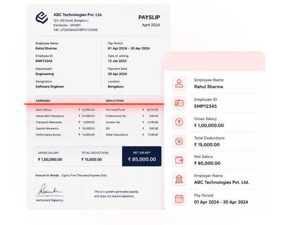 OCR Payslip