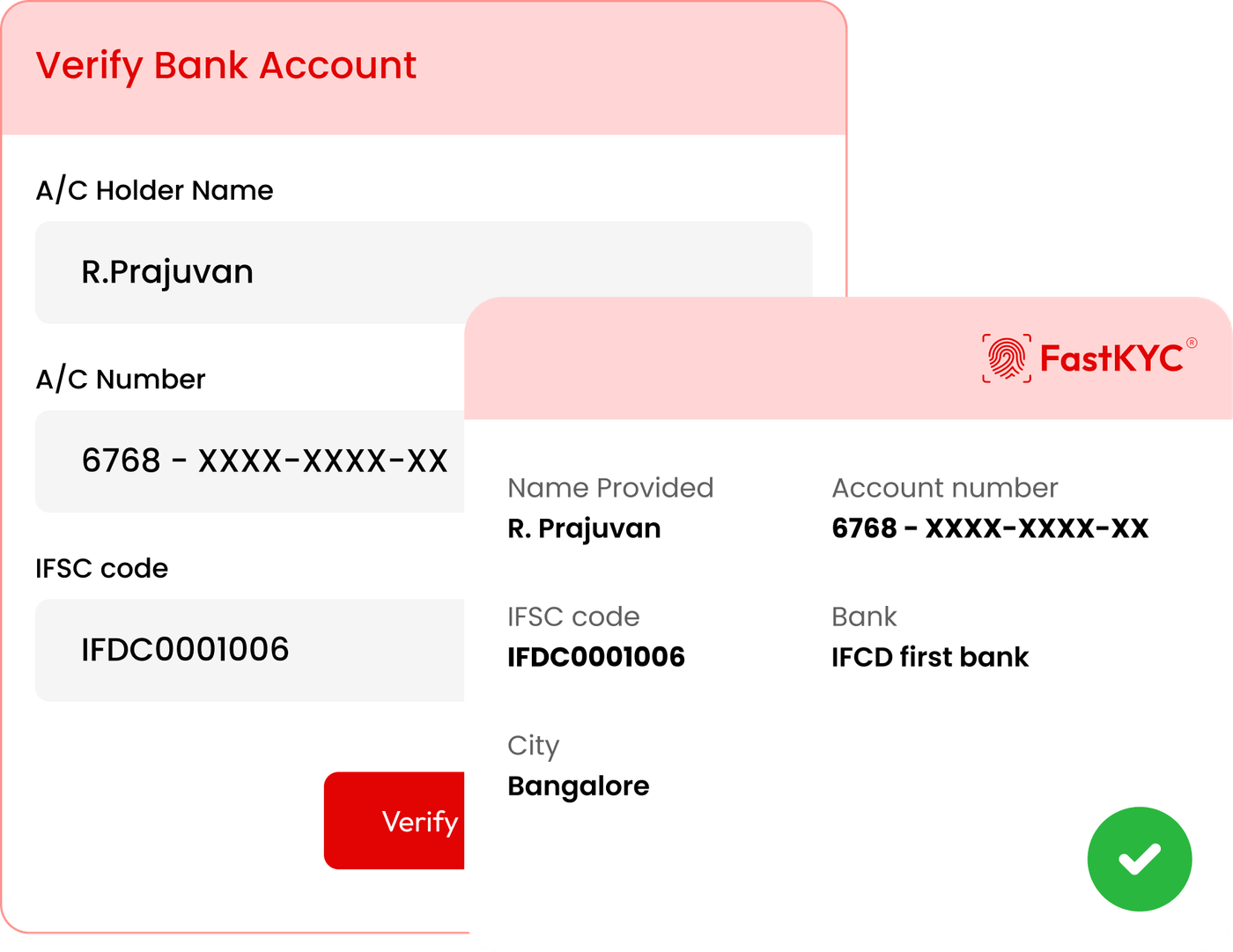 Bank & Financial Verification